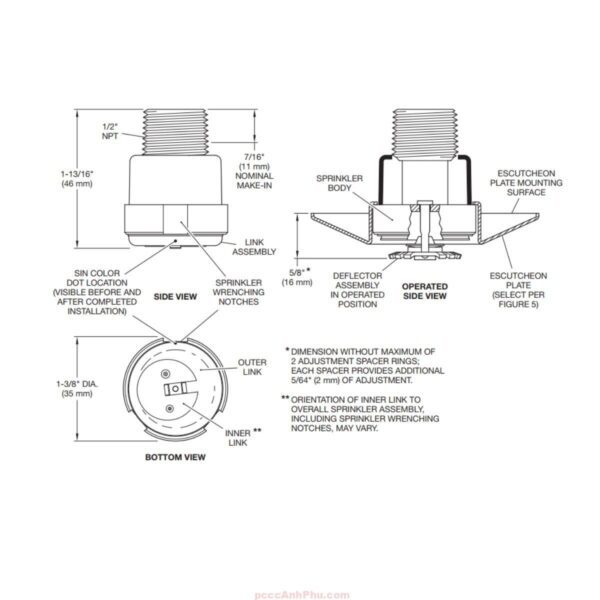 Đầu Phun Tyco Ty3551
