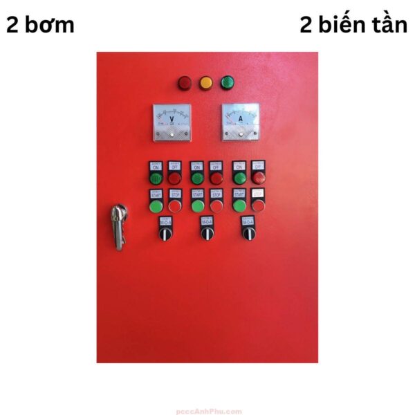 Tủ điều Khiển 2 Bơm Chữa Cháy Dùng Biến Tần