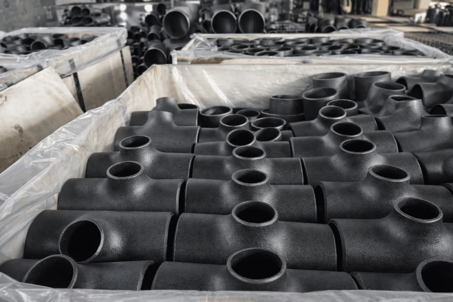 Tê thu hàn thép SCH20 D125