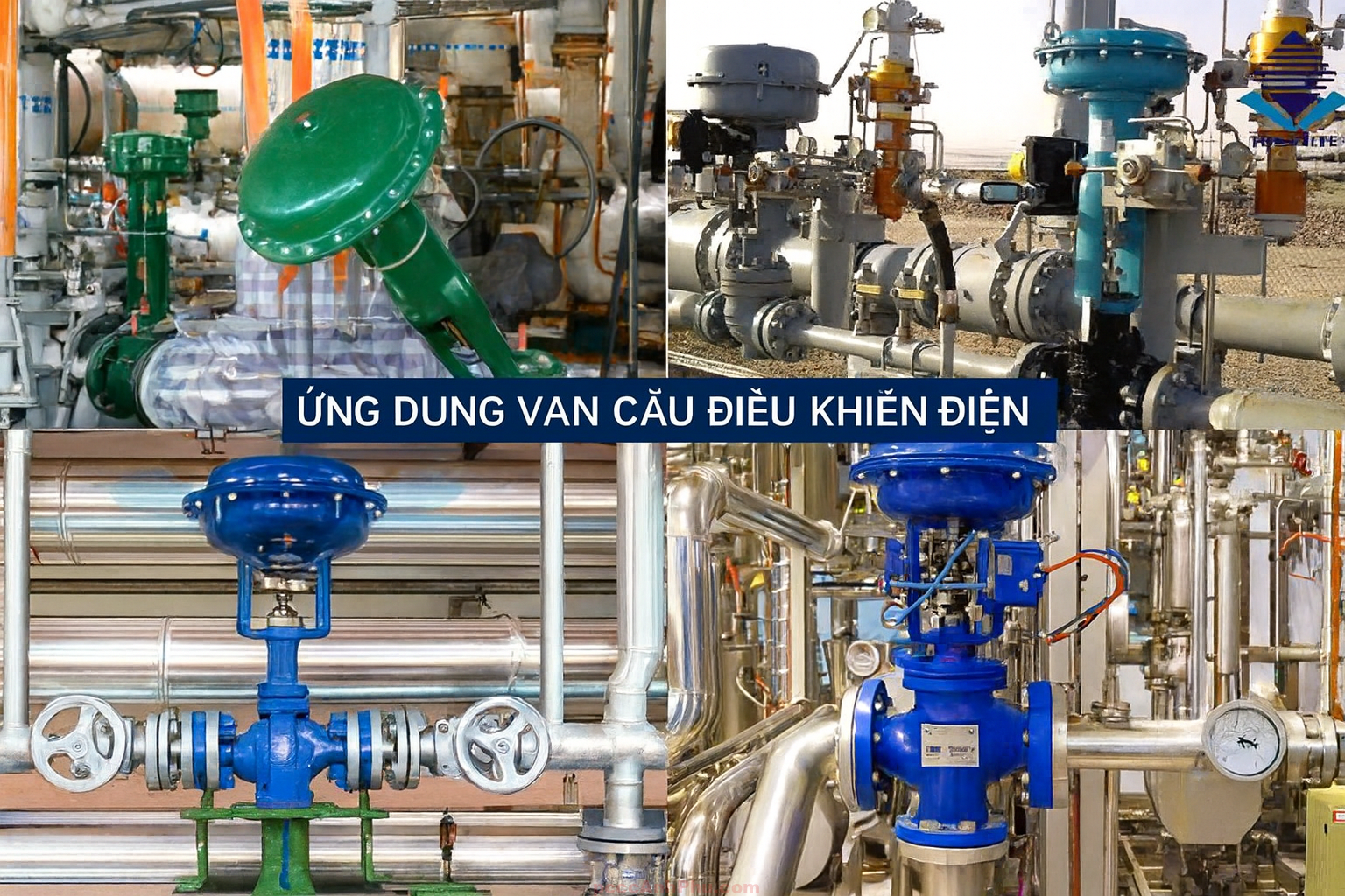 Ứng dụng van cầu điện tuyến tính ARI Armaturen 12.460